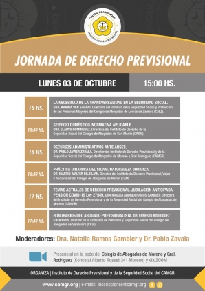 JORNADA DE DERECHO PREVISIONAL